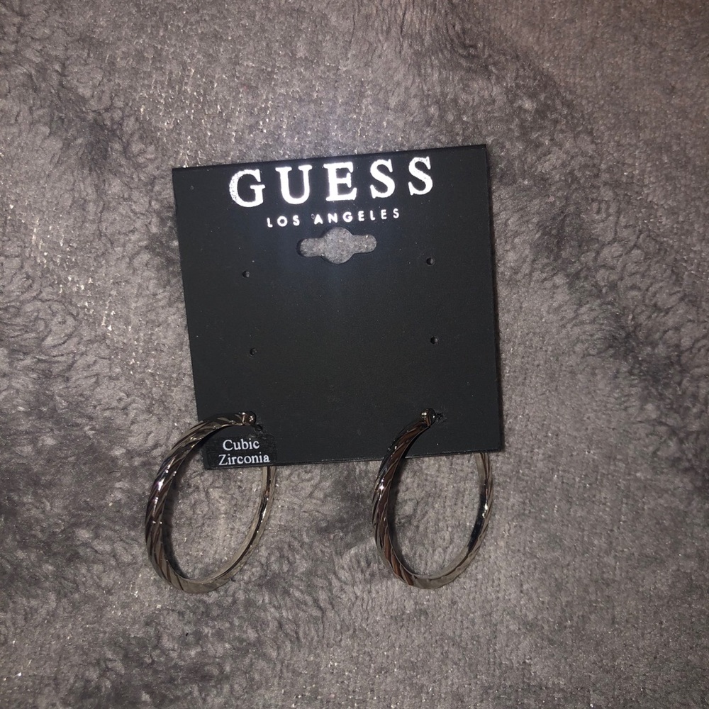 Pair of Guess hoops